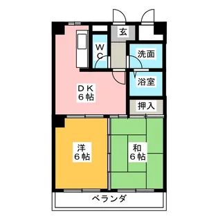 CH当知【2階】の間取り