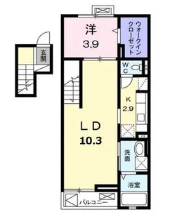 モデルノ【4階】の間取り