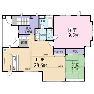 コートF【1階】の間取り