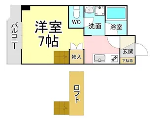 エレガンスコート折尾【3階】の間取り