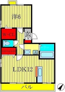 カシータIII【2階】の間取り
