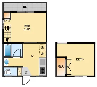 ニューシャル夢【1階】の間取り