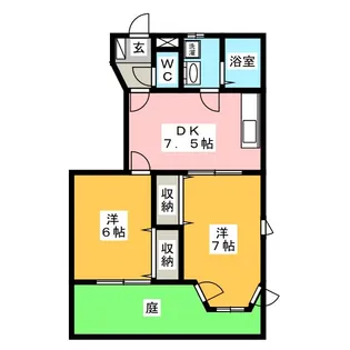 メゾン貴 A棟【1階】の間取り