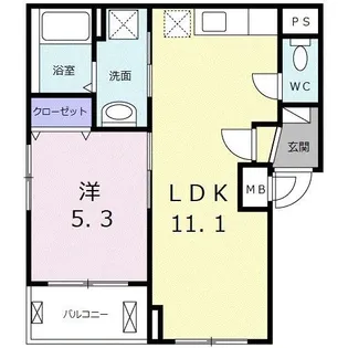 サンライフ文京【3階】の間取り
