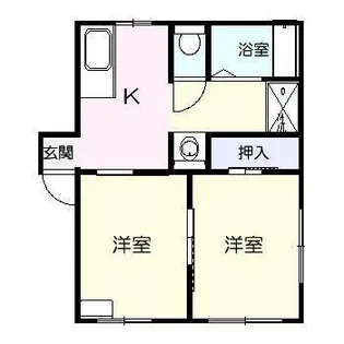 HKコーポ【1階】の間取り