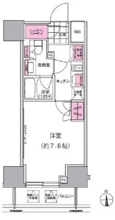 プレジリア東日本橋【6階】の間取り