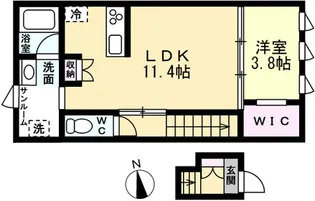 N’enupharA棟【2階】の間取り