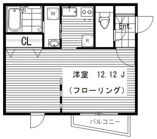 モデュロール赤坂【2階】の間取り