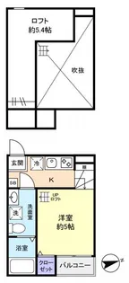 KAHALE八千代A(カハレヤチヨエー)【1階】の間取り