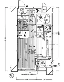 デュオ・スカーラ町田【5階】の間取り