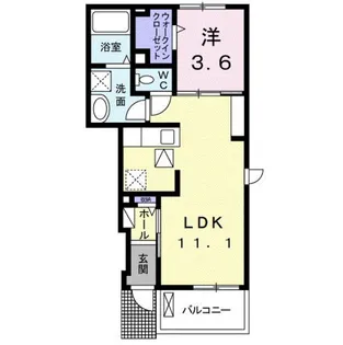 ニューサンライフI【1階】の間取り