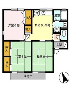 セジュールU【1階】の間取り