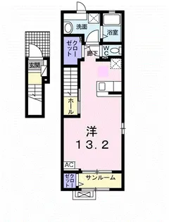 ビー ホームII【2階】の間取り