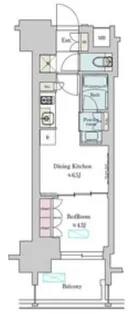 Brillia ist 上野稲荷町【10階】の間取り