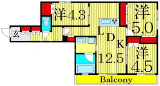 ラフィーネ【3階】の間取り