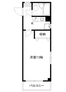 ドムール田中【3階】の間取り