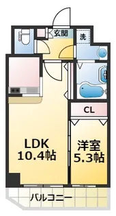 SK RESIDENCES城北【2階】の間取り