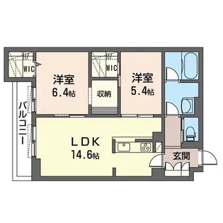 la mont II (ラモントII)【2階】の間取り