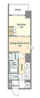 グランカーサ蔵前【7階】の間取り