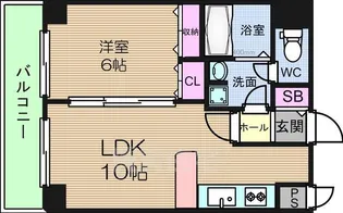 グレイス今里【2階】の間取り