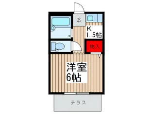 パナホ-ム諏訪【1階】の間取り