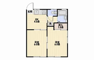 フォートイン久里浜【1階】の間取り