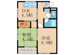 エスポワ-ル【3階】の間取り