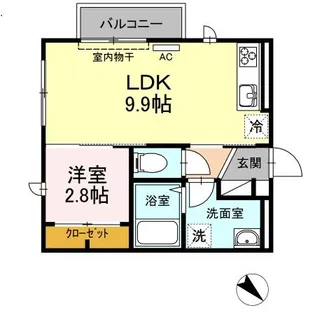 アベニーレ II【2階】の間取り