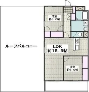 サザンコスモ【8階】の間取り