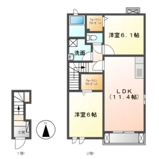 シード・ナーザリー【2階】の間取り