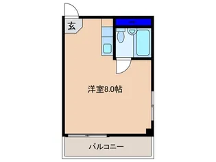 シティーコーポ天満【2階】の間取り