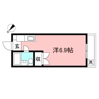 リバーコート稲城【1階】の間取り