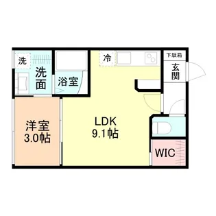 INTEGRAL mont-riche【1階】の間取り