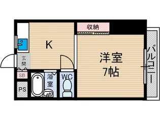 第33マンション【1階】の間取り