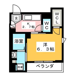 ハイツともえ【3階】の間取り