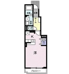 アニメート東所沢【1階】の間取り