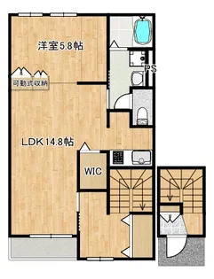マグノリア山王壱番館【2階】の間取り