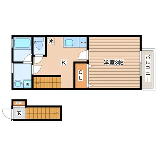 アスコット大野田【2階】の間取り