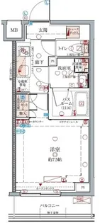 クレヴィスタ浮間舟渡【5階】の間取り