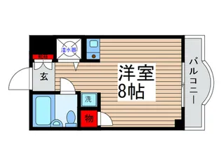 ラフォ-レひらとB棟【2階】の間取り