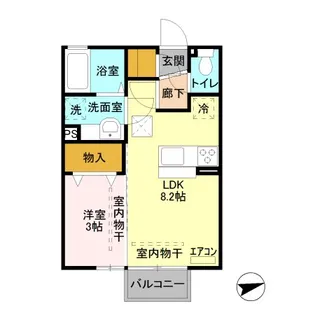 セピア・コート【1階】の間取り