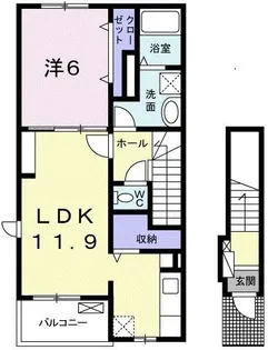 エレガンテ【2階】の間取り