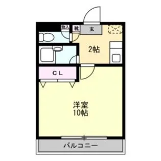 ラピスコート【1階】の間取り