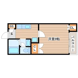 向山グリーンハウス【1階】の間取り
