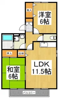 TSTサンハイツ【2階】の間取り