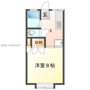 ハイムエリエール【2階】の間取り