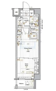 PREMIUM CUBE 池袋本町【3階】の間取り
