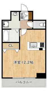 エムズコート【4階】の間取り