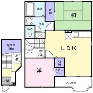 カサ・アビーテ【2階】の間取り