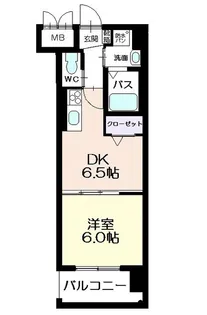 パークスクエア木場【1階】の間取り